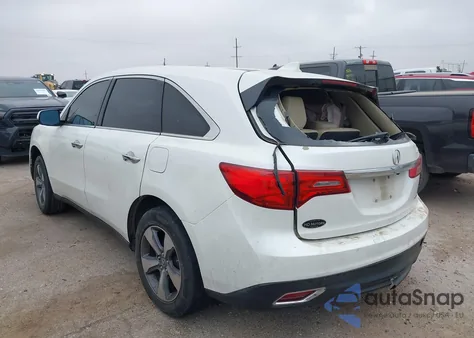2014 Acura Mdx from USA, damaged, VIN 5FRYD4H21EB009964